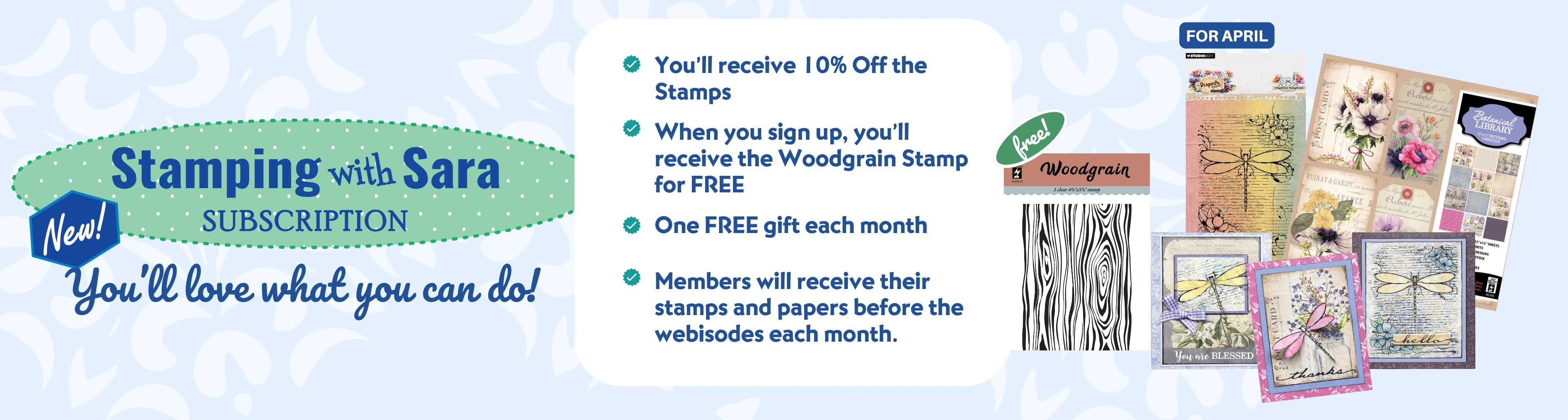 Stamping with Sara Subscription